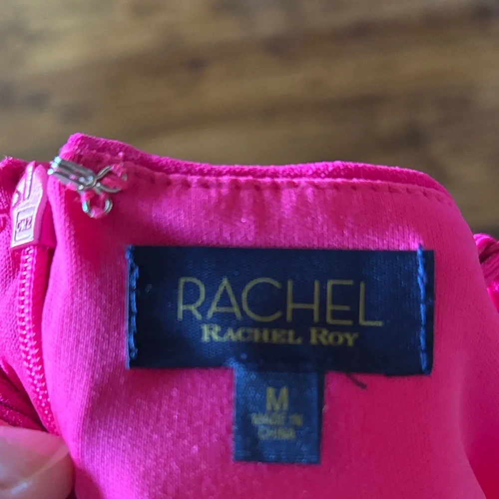 RACHEL Rachel Roy Vibrant Pink Midi Dress - Picture 11 of 11